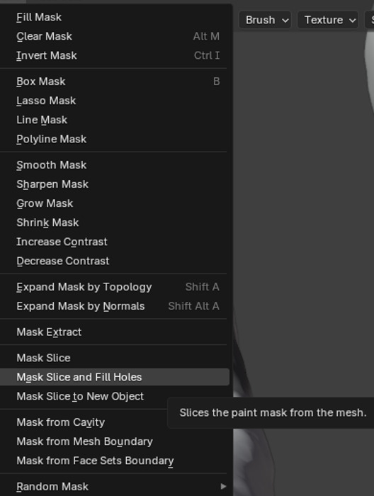 Make slice and fill holes